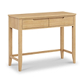 Camdale Oak 2 Drawer Dressing Table from Roseland Furniture