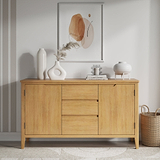 Durham Oak Large Sideboard from Roseland Furniture