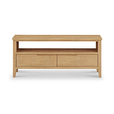 Durham Oak Wide 115cm TV Unit from Roseland Furniture