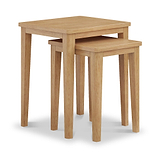 Durham Oak Nest of 2 Tables from Roseland Furniture