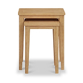 Durham Oak Nest of 2 Tables from Roseland Furniture