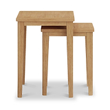 Durham Oak Nest of 2 Tables from Roseland Furniture