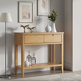 Durham Oak Console Table from Roseland Furniture
