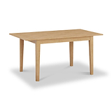Durham Oak 140 180cm Ext Dining Table from Roseland Furniture