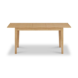 Durham Oak 120 160cm Ext Dining Table from Roseland Furniture