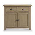 Taunton Smoked Oak Mini Sideboard 80cm from Roseland Furniture