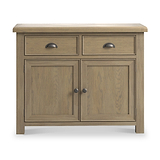 Taunton Smoked Oak Small Sideboard 90cm from Roseland Furniture