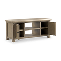Taunton Smoked Oak 115cm Wide TV Unit from Roseland Furniture