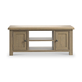 Taunton Smoked Oak 115cm Wide TV Unit from Roseland Furniture