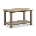 Taunton Smoked Oak Coffee Table With Shelf from Roseland Furniture