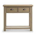 Taunton Smoked Oak 2 Drawer Console Table from Roseland Furniture