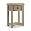 Taunton Smoked Oak Side Table from Roseland Furniture