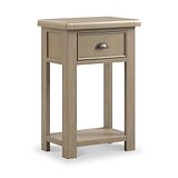 Taunton Smoked Oak Side Table from Roseland Furniture