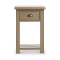 Taunton Smoked Oak Side Table from Roseland Furniture