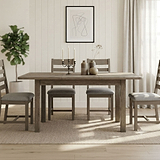 Taunton Smoked Oak 110 150 cm Ext Dining Table from Roseland Furniture