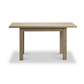 Taunton Smoked Oak 110 150 cm Ext Dining Table from Roseland Furniture