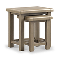 Taunton Smoked Oak Nest 2 Tables from Roseland Furniture