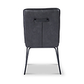Mawby Faux Leather Dining Chair Black from Roseland Furniture