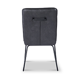 Mawby Faux Leather Dining Chair Black from Roseland Furniture