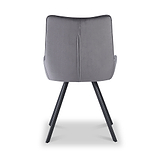 Sharynn Velvet Dining Chair Light Grey from Roseland Furniture