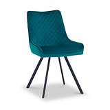 Sharynn Velvet Dining Chair Turquoise from Roseland Furniture