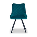 Sharynn Velvet Dining Chair Turquoise from Roseland Furniture