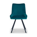 Sharynn Velvet Dining Chair Turquoise from Roseland Furniture
