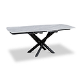 Falcon 120 180cm Ext Dining Table Grey Matt from Roseland Furniture