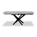 Falcon 120 180cm Ext Dining Table Grey Matt from Roseland Furniture