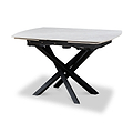 Falcon 120 180cm Ext Dining Table Grey Gloss from Roseland Furniture