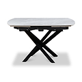 Falcon 120 180cm Ext Dining Table Grey Gloss from Roseland Furniture