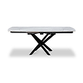 Falcon 120 180cm Ext Dining Table Grey Gloss from Roseland Furniture