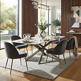 Stamford Ceramic Dining Table from Roseland Furniture