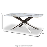 Stamford Ceramic Dining Table from Roseland Furniture