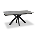 Spencer Ext Ceramic Dining Table Grey Matt from Roseland Furniture
