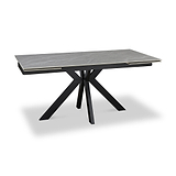 Spencer Ext Ceramic Dining Table Grey Matt from Roseland Furniture