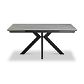 Spencer Ext Ceramic Dining Table Grey Matt from Roseland Furniture
