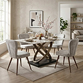 Brinsley Ceramic Dining Table from Roseland Furniture