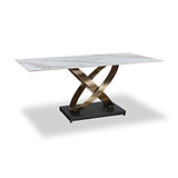 Brinsley Ceramic Dining Table from Roseland Furniture
