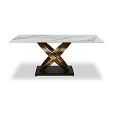 Brinsley Ceramic Dining Table from Roseland Furniture