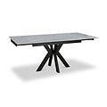 Boyston 120 180cm Ext Dining Table Grey Matt from Roseland Furniture