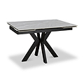 Boyston 120 180cm Ext Dining Table Grey Matt from Roseland Furniture