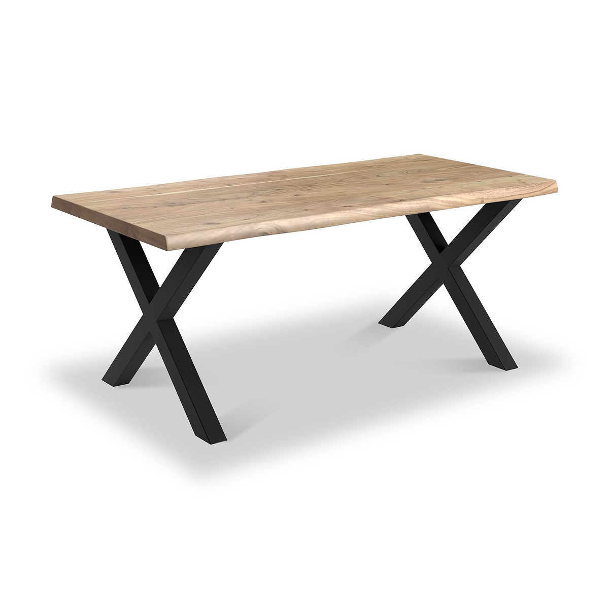 Petra Acacia 180cm Dining Table X Leg from Roseland Furniture