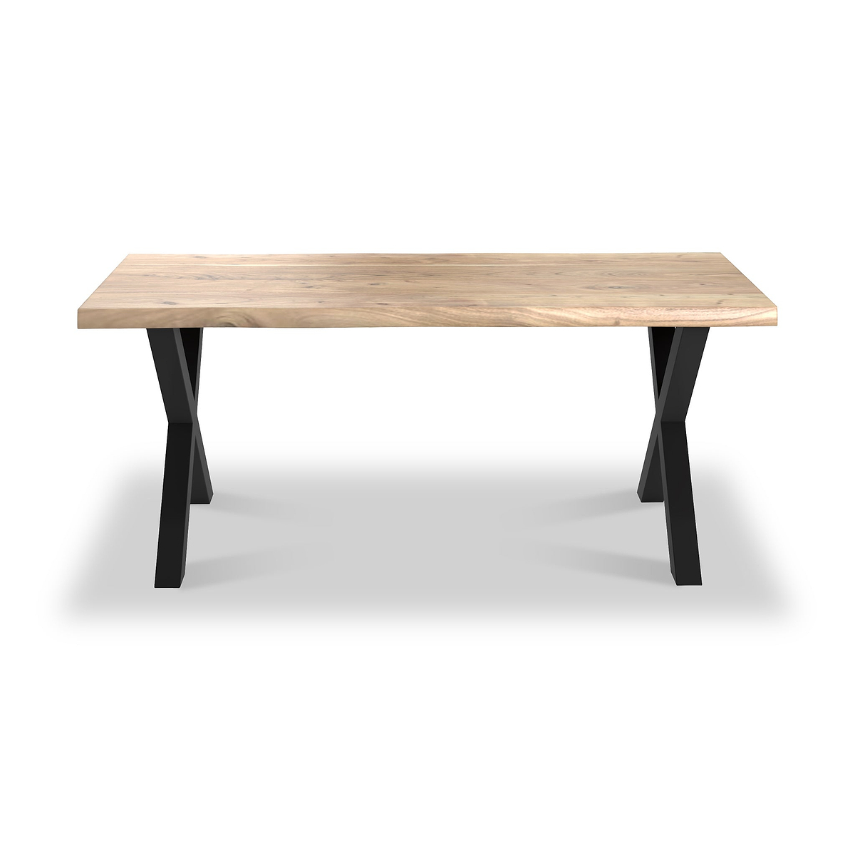Petra Acacia 180cm Dining Table X Leg from Roseland Furniture