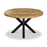 Gendry Mango 130cm Round Table from Roseland Furniture
