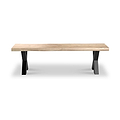 Petra Acacia 180cm Dining Bench X Leg from Roseland Furniture