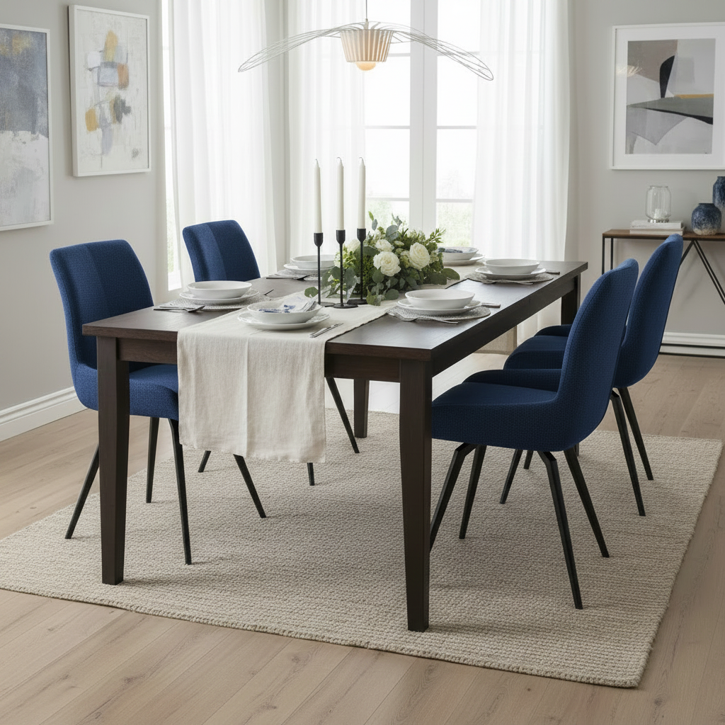Trevi Blue Dining Chair from Roseland Furniture