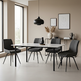 Trevi Grey Dining Chair from Roseland Furniture