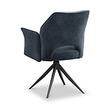 Arlo 360 Swivel Dining Chair Blue from Roseland Furniture