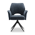 Arlo 360 Swivel Dining Chair Blue from Roseland Furniture
